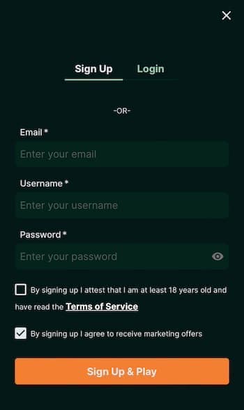 Create Your Account