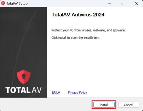 <strong>Install TotalAV</strong>