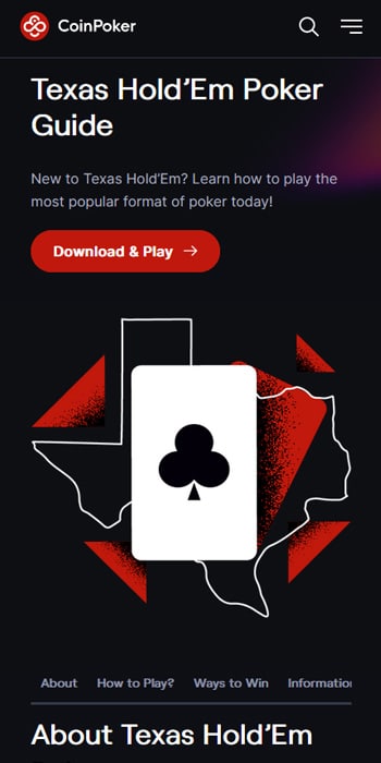 CoinPoker Texas Hold'em