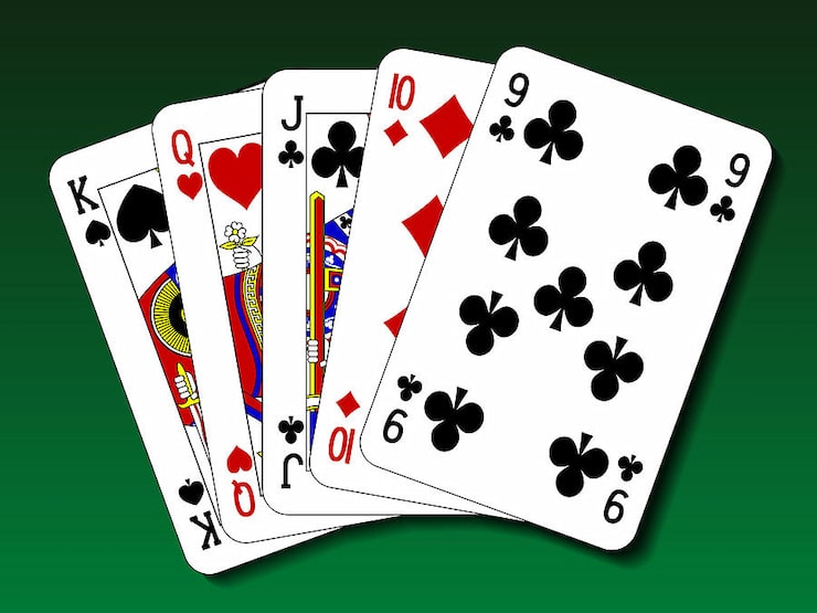Poker hands - Straight in Poker