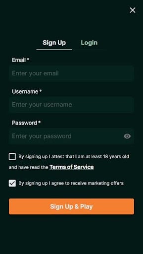 Sign Up for an Account