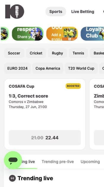 10bet sports betting