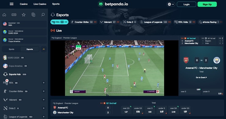 Betpanda Bitcoin Esports Betting