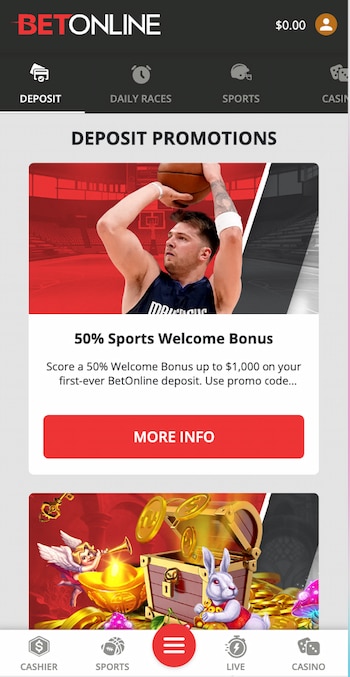 Claim a Welcome Bonus