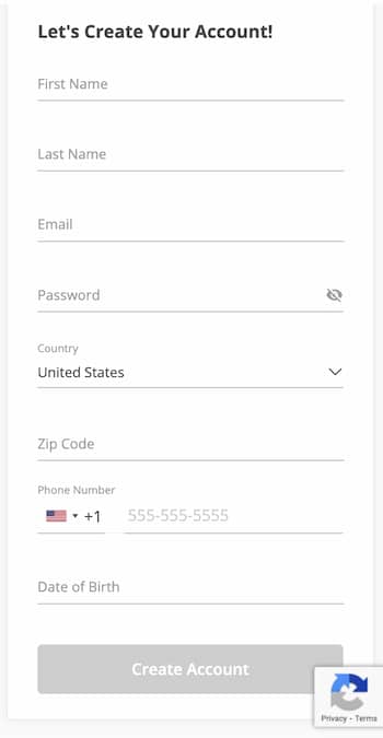 Enter Personal Details