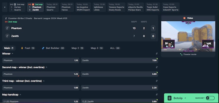 CSGO TG.Casino Live Counter-Strike Betting