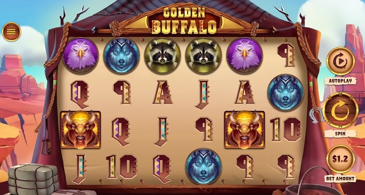 Golden Buffalo Real Money Slots Online