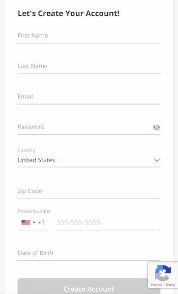 Sign Up for an Account
