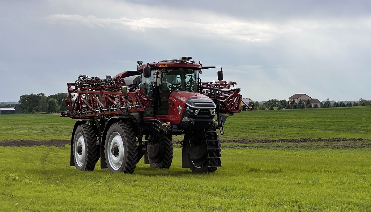 CNH autonomous crop sprayer stationary
