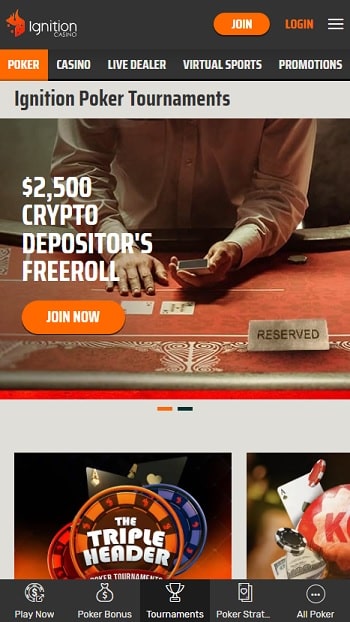 Ignition Offshore Poker Site