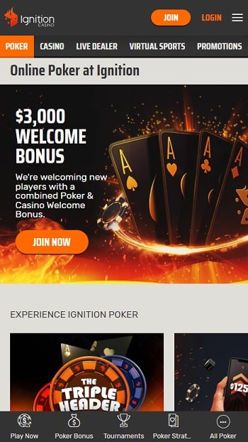 Ignition Poker Mobile App