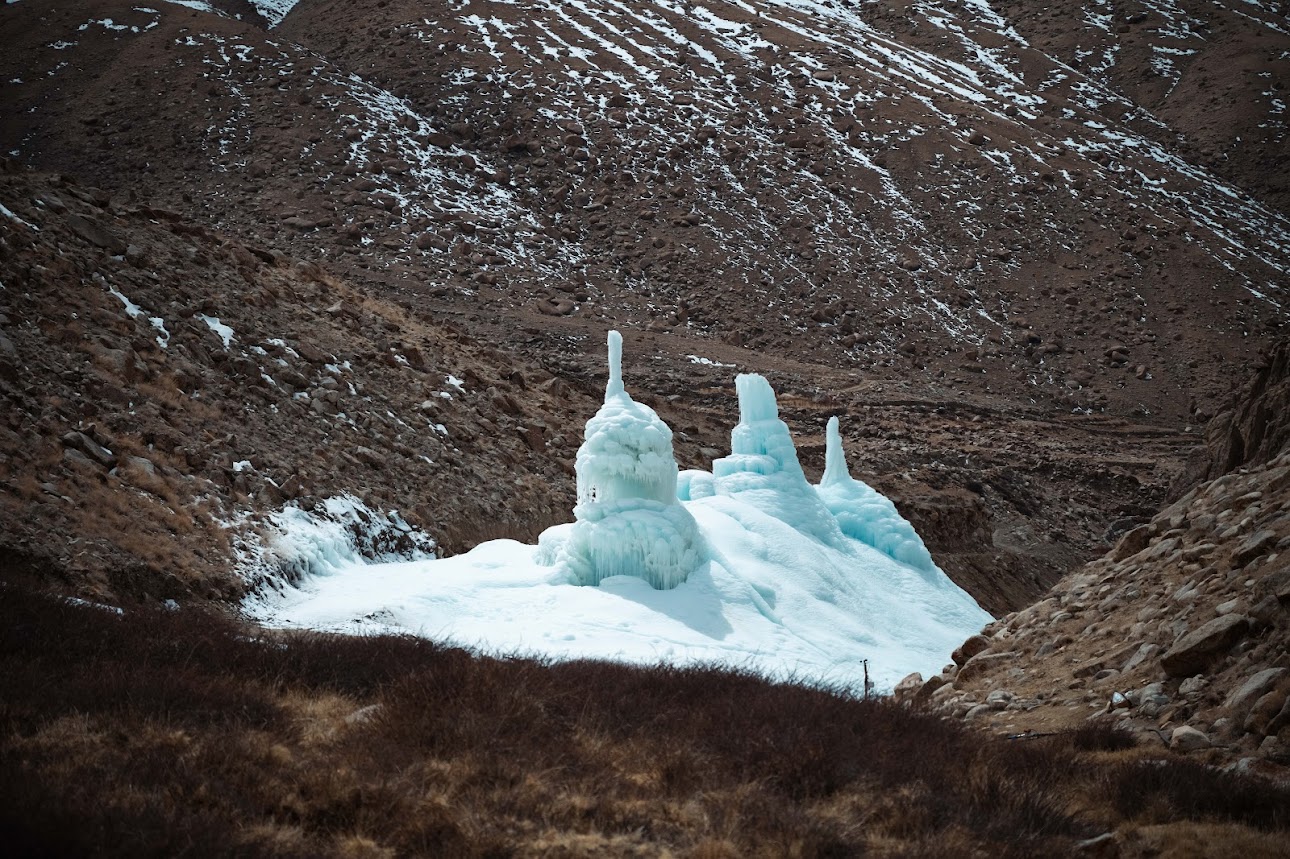 Glacier built by Acres of Ice in the Himalayas 2024. Credit: Acres of Ice.
