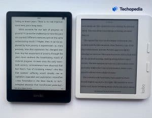 Kindle Paperwhite 5 vs. Kobo Libra Сolour: brightness 0, warmth/natural light 0