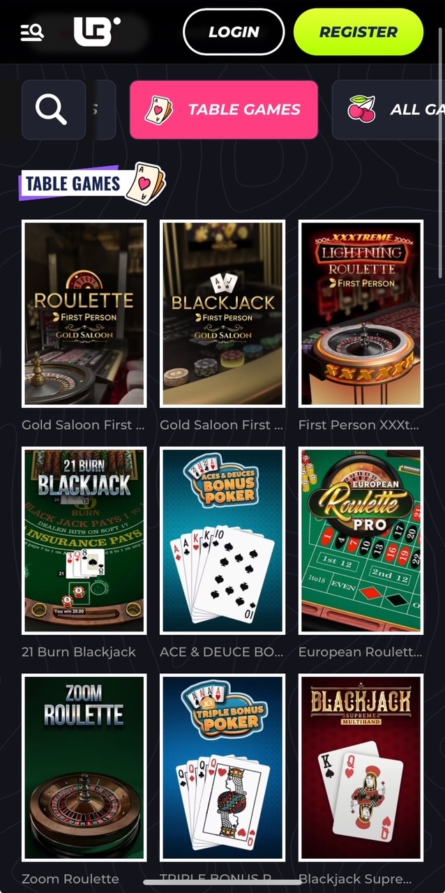 LunuBet roulette