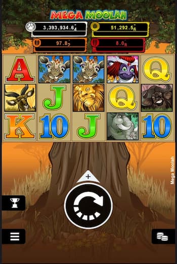 Mega Moolah jackpot slot in Ireland