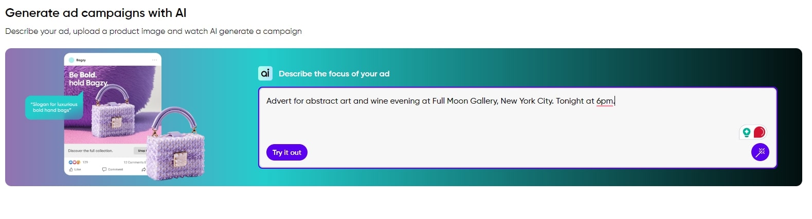 <strong>Type your Prompt</strong>