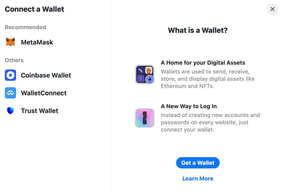 Connect a wallet to the Base Dawgz website