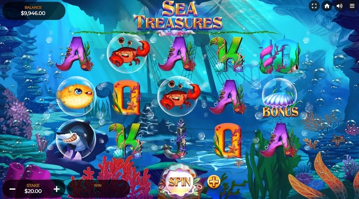 Sea Treasures Real Money Online Slots