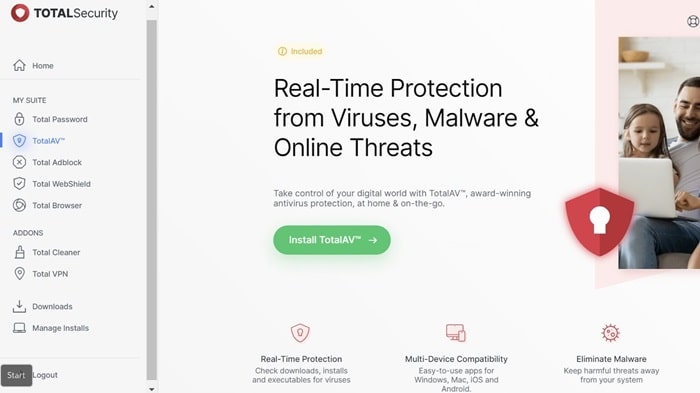 <strong>Install TotalAV</strong>