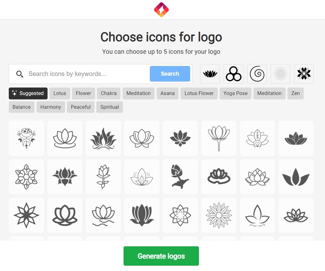 <strong>Choose Icons</strong>