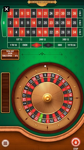European Roulette Mobile