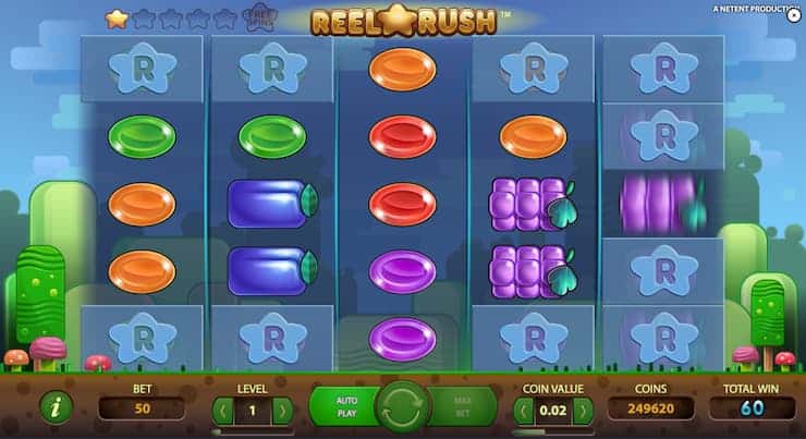 Reel Rush Slot main screen - Techopedia