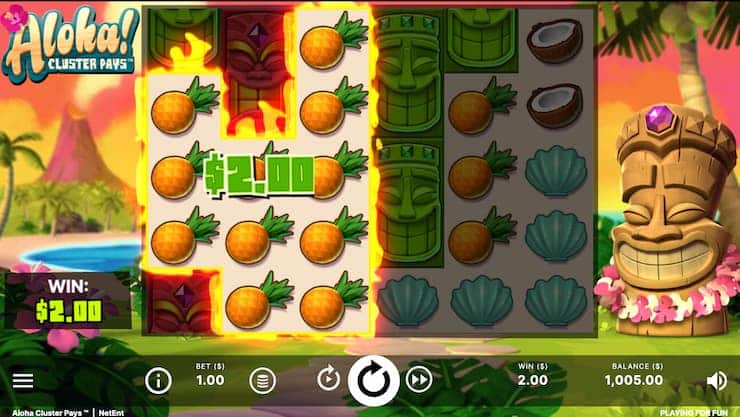 Aloha Cluster Pays Slot by NetEnt - Techopedia