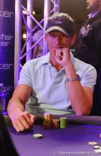 Teddy Sheringham playing poker