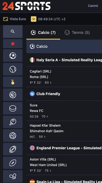 24sports UAE betting site