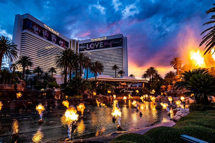 The Mirage Volcano Show