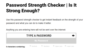 All Things Secured password checker