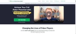 Best Coaching Poker Sites Pokercoaching.com homepage