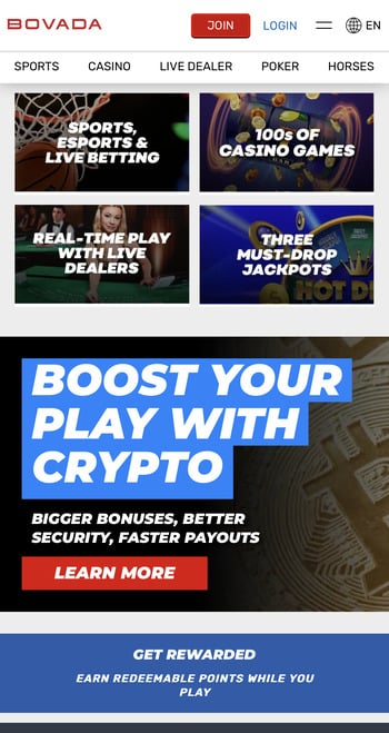 Bovada mobile sports betting app