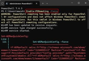 Enable Remoting