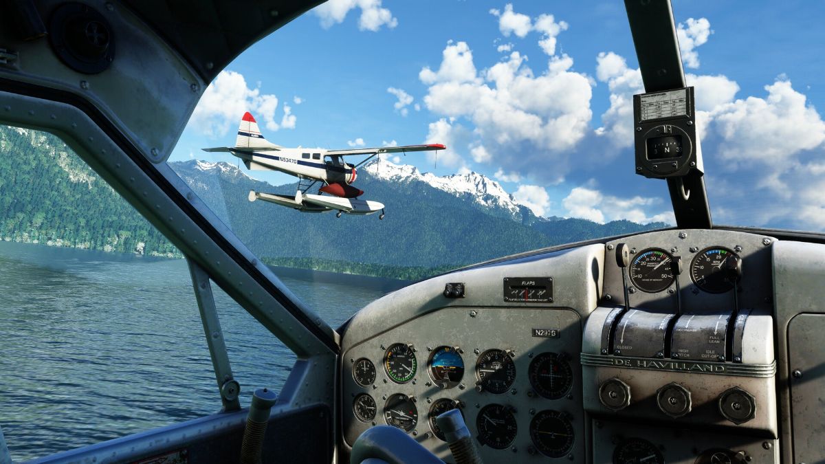 Flight Simulator 40th Anniversary features a fully-featured VR mode