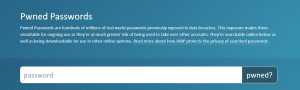 Have I Been Pwned password strength tester