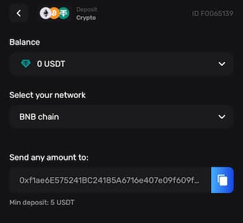 Place a Deposit
