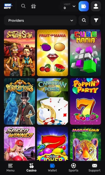 Win.city slot games