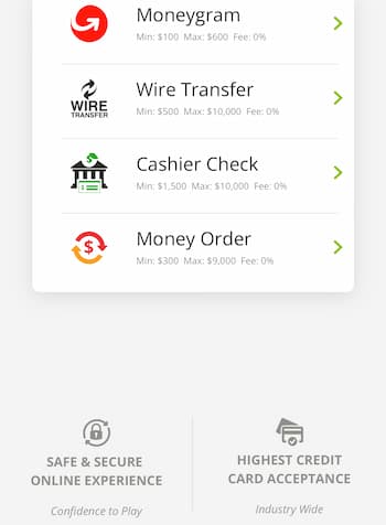 Deposit methods for esports live betting