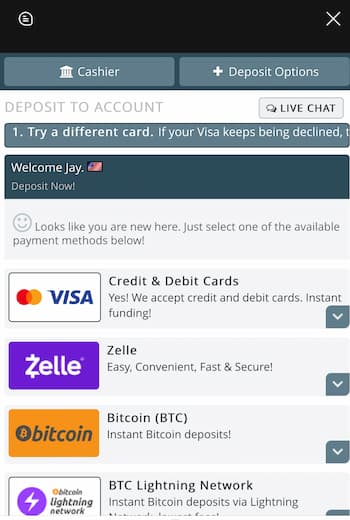 Make Your First Deposit