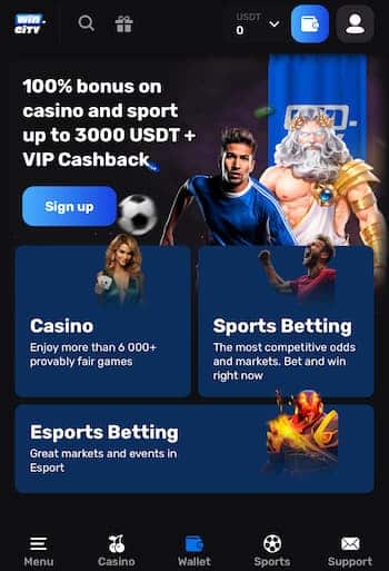 Win.city sports bonus