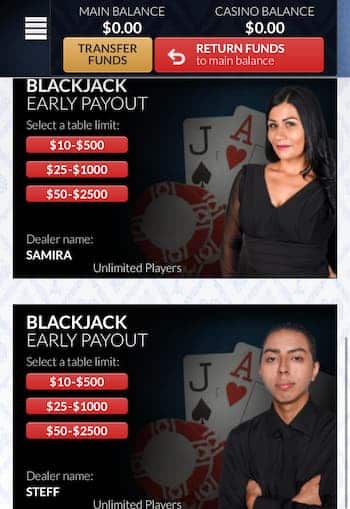 Lucky Red live dealer casino