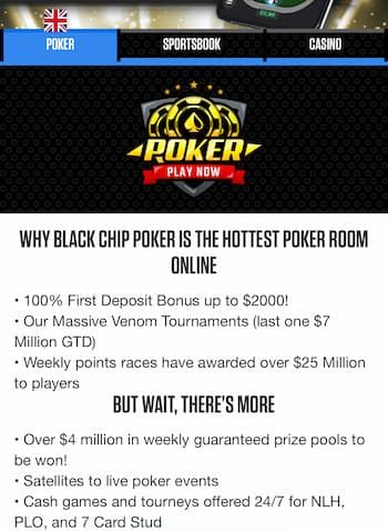 Black Chip Poker app