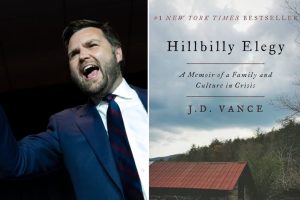 JD Vance and his 2016 memoir about growing up in Ohio.