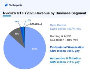 Nvidia's Q1 FY2025 Revenue by Business Segment