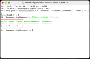 Powershell macOS