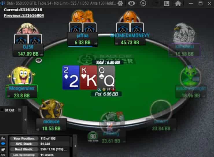 Desktop version of Black Chip Poker