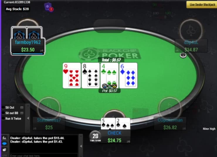 Black Chip Poker games