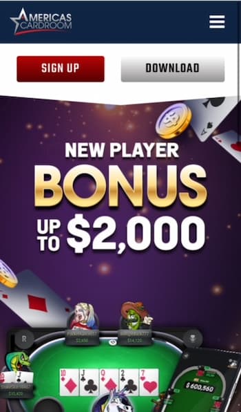 Softest Poker Site Americas Cardroom Homepage