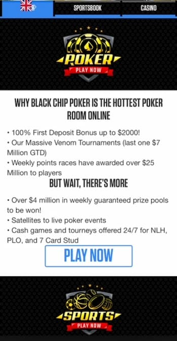 Softest Poker Site Black Chip Poker Homepage